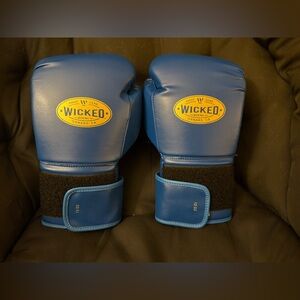 Wicked Blue Boxing Gloves - 12 oz